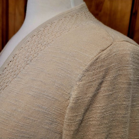 Charter Club Bolero Style Open Front Sweater. Size P/M - Picture 4 of 6